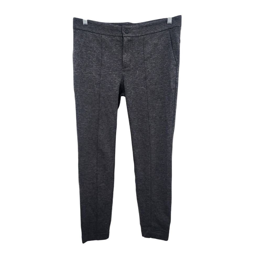 Athleta Heathered Grey Ponte Casual Pants Dress 10P